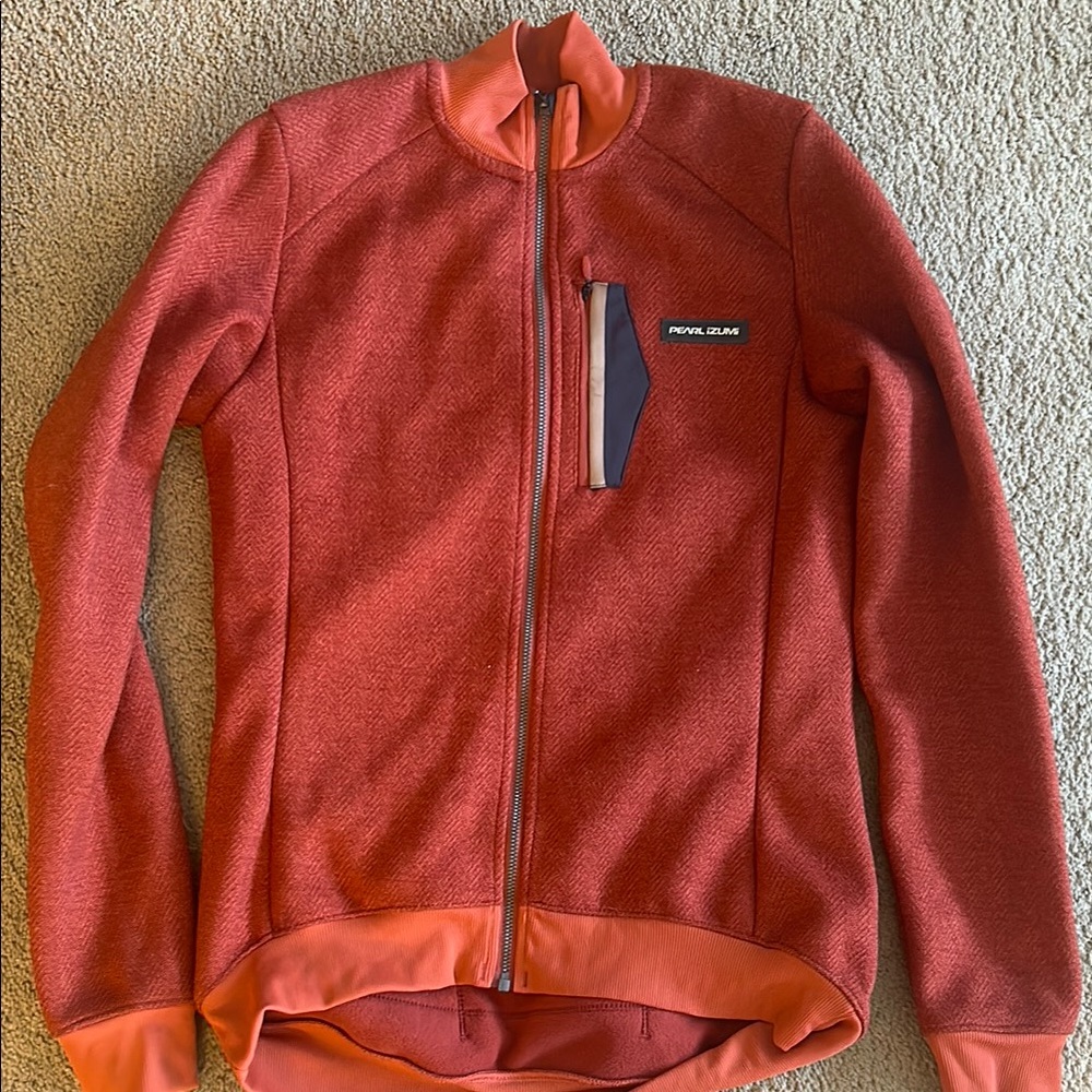 Pearl Izumi Red Full-Zip Jacket